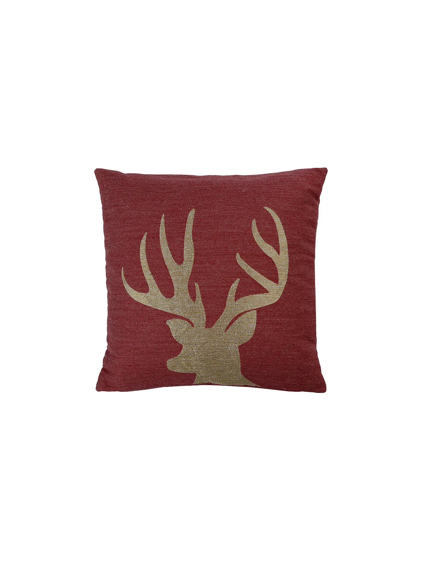 SANDER | Weihnachts Kissenhülle Hubertus 60x60cm Rot | 